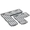 Égouttoir pour fond d'évier multifonction silicone gris 28,5x28,5xH5cm
