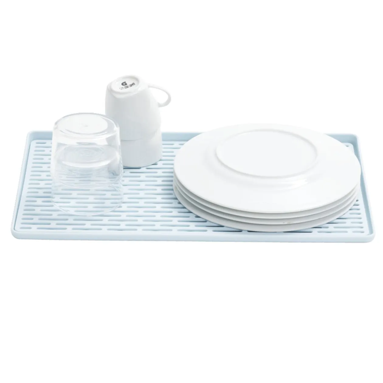 Égouttoir à vaisselle avec support 40x22,6xH2cm