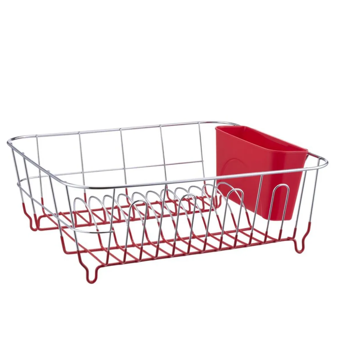 Égouttoir vaisselle base métal gris et rouge < Gifi Clearance