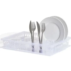 Égouttoir à vaisselle en plastique transparent < Gifi Hot