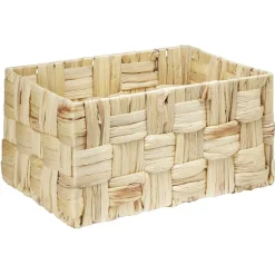 Grande panière rectangulaire tressée en jonc < Gifi Discount