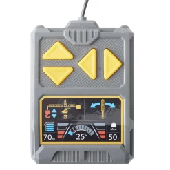 Grue télécommandée chantier plastique jaune H110cm