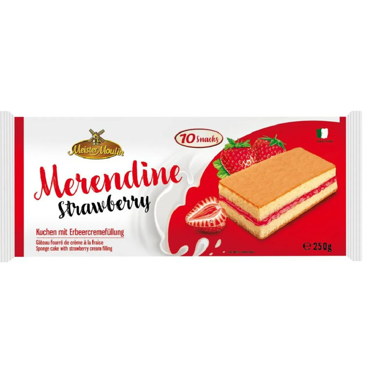 GÂTEAU MERENDINE STRAWBERRY DE MEISTER MOULIN x 10