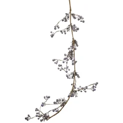 Guirlande baie artificielle pourpre L120cm