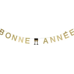 Guirlande Bonne Année dorée < Gifi Discount