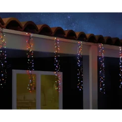 Guirlande bordure de toit forme cascade 480LED multicolores 2m < Gifi Outlet