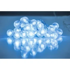 Guirlande boules lumineuses solaire blanc froid clignotant fixe 5,8 m < Gifi Sale