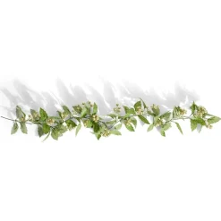 Guirlande centre de table feuillage et baie dorée ou argentée 110cm < Gifi Discount