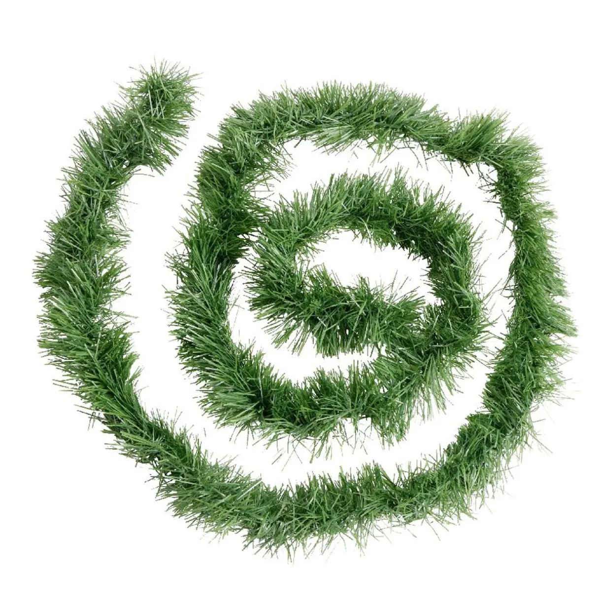 Guirlande de noël artificielle verte Ø8XL200 cm (2 modèles vert clair ou foncé) < Gifi New