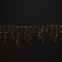 Guirlande de Noël bordure de toit XXL 400LED blanc chaud L1190cm < Gifi Best