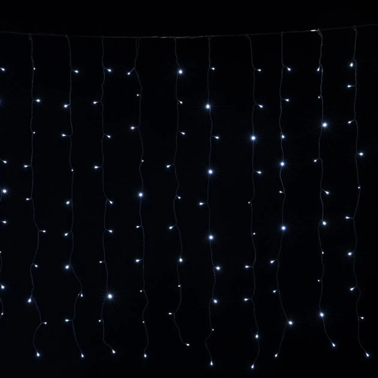 Guirlande de Noël bordure de toit XXL lumineuse 400LED blanc froid L1060cm