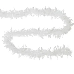 Guirlande de Noël à brins blanc scintillant L 3 m