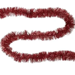 Guirlande de Noël à brins scintillants Rouge 4 m