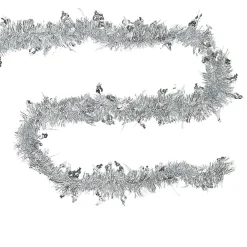 Guirlande de Noël à brins scintillants Gris 3 m
