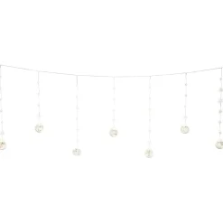 Guirlande de Noël 110 LED boule de neige et bonhomme de neige 3m < Gifi Hot