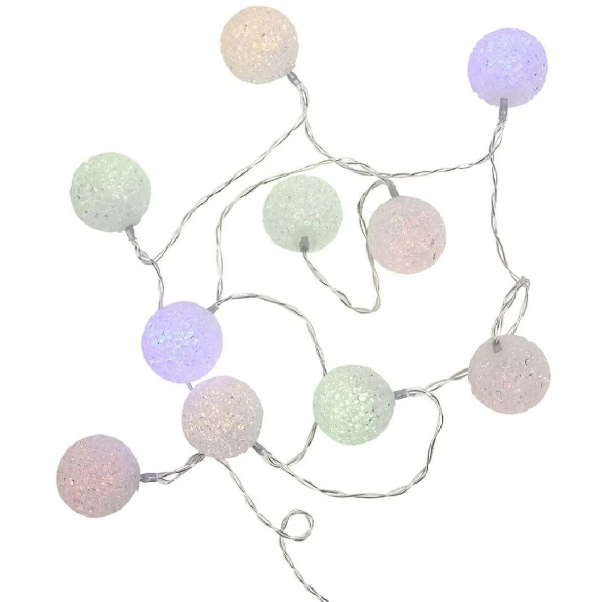 Guirlande de Noël lumineuse boule dorée 165 cm < Gifi Best