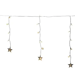 Guirlande de Noël lumineuse bordure de toit 90LED pluie d'étoiles L5m
