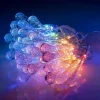 Guirlande de Noël lumineuse goutte 50LED multicolore L367cm < Gifi Hot
