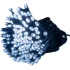 Guirlande de Noël lumineuse 120LED blanc froid L890cm