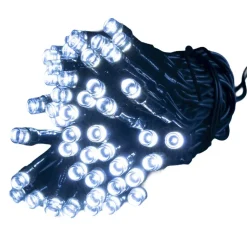 Guirlande de Noël lumineuse 50LED blanc froid L375cm