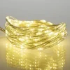 Guirlande de Noël lumineuse 120LED fil cuivre blanc chaud L890cm