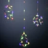 Guirlande de Noël lumineuse 240LED bordure toit flocon étoile sapin multicolore