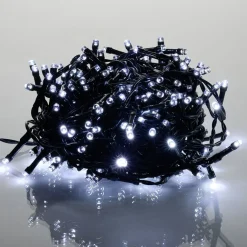 Guirlande de Noël lumineuse 120LED flash blanc froid L890cm