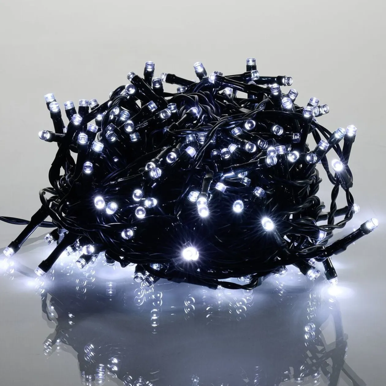 Guirlande de Noël lumineuse 120LED flash blanc froid L890cm
