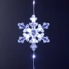 Guirlande de Noël lumineuse 160LED bordure toit motifs flocon blanc froid < Gifi Sale