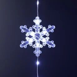 Guirlande de Noël lumineuse 160LED bordure toit motifs flocon blanc froid < Gifi Sale
