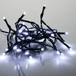 Guirlande de Noêl lumineuse 50LED blanc froid L360cm