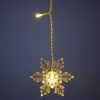 Guirlande de Noël lumineuse 90LED rideau flocon blanc chaud L665cm < Gifi Sale