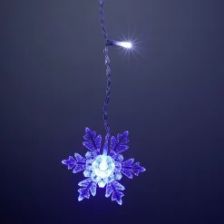 Guirlande de Noël lumineuse 90LED bordure toit flocon blanc froid < Gifi Clearance