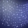 Guirlande de Noël lumineuse rideau 190LED blanc froid 234 cm d'éclairage < Gifi Hot