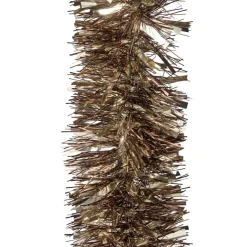 Guirlande de Noël scintillante marron et doré L180cm