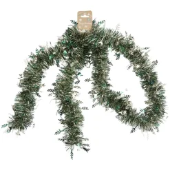 Guirlande de Noël scintillante vert et doré Ø10xL200cm