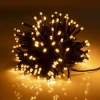 Guirlande de Noël solaire lumineuse 240LED blanc chaud L1790cm