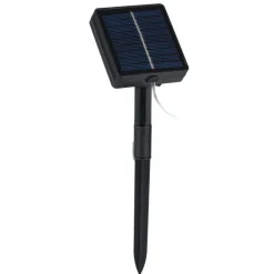 Guirlande de Noël solaire lumineuse 120LED blanc chaud L1290cm