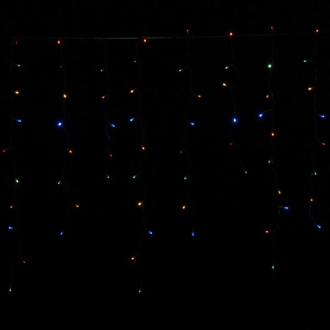 Guirlande de Noël solaire lumineuse 190LED bordure toit multicolore L710cm