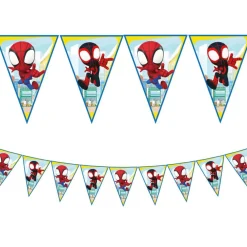 Guirlande fanions papier Spidey 2,3m < Gifi Discount