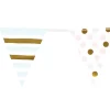 Guirlande à fanions à poids et rayée rose, bleu et doré < Gifi Online
