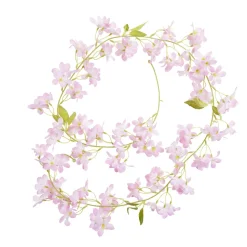 Guirlande fleur de pommier artificiel rose L140cm