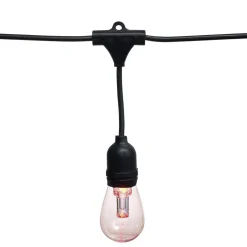 Guirlande guinguette ampoule 15 LED blanc chaud et multicolore 12.4m < Gifi Online