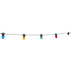 Guirlande guinguette 50 LED 10 boules multicolores 6m < Gifi Online