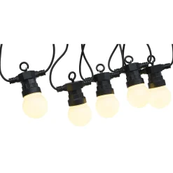 Guirlande guinguette 50 LED 10 boules blanches 6m < Gifi Sale
