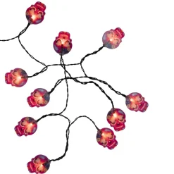 Guirlande Halloween LED x10 thème Calavera L230cm