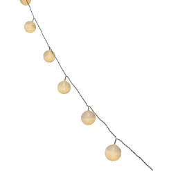 Guirlande électrique 10 boules blanches 1,8 m < Gifi