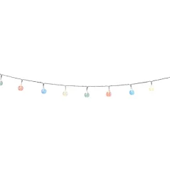Guirlande électrique boules multicolores fixe L. 1 m < Gifi Clearance