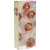 Guirlande électrique boule tissu 10 LED 1,35m d'éclairage blanc chaud