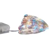 Guirlande électrique cuivre 200 microLED 20m d'éclairage multicolore < Gifi Hot